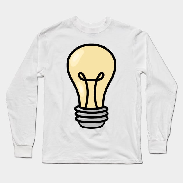 Lightbulb Long Sleeve T-Shirt by Reeseworks